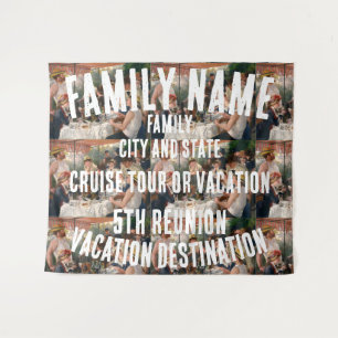 Family Vacation Tour Cruise Ship Group Backdrop