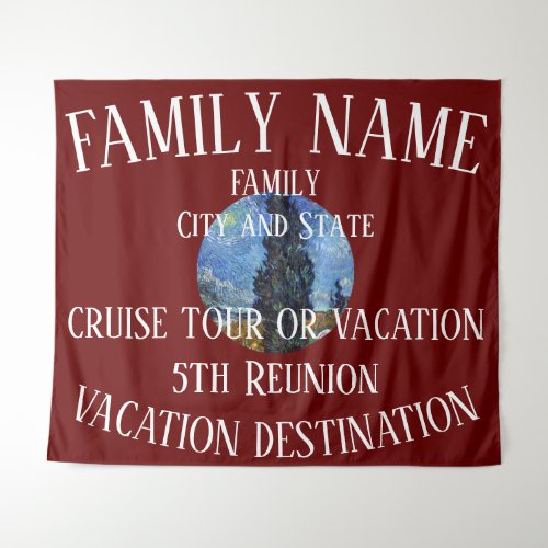 Family Vacation Tour Cruise Ship Group Backdrop