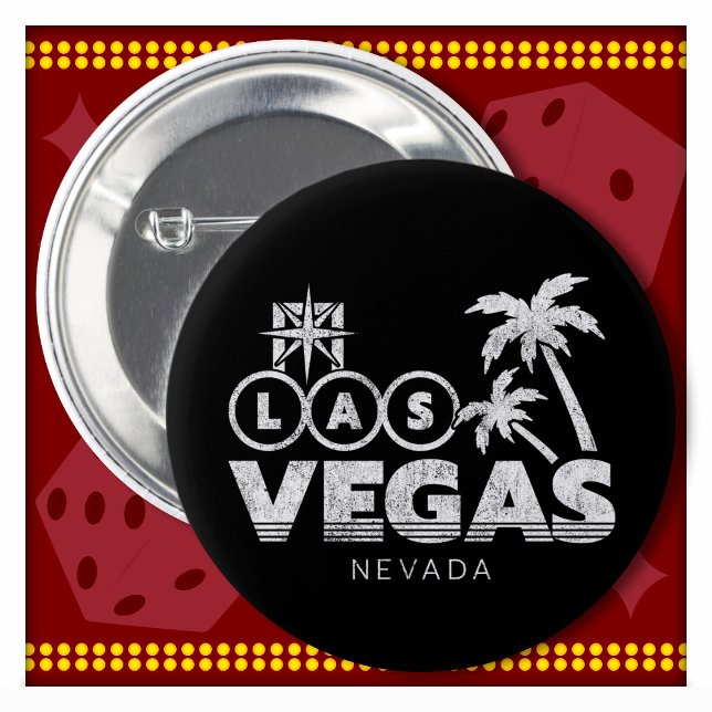 Family Vacation Trip Souvenir Las Vegas Vacation Button (Creator Uploaded)