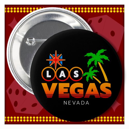Family Vacation Trip Souvenir Las Vegas Vacation Button