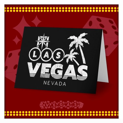 Family Vacation Trip Souvenir Las Vegas Vacation Card