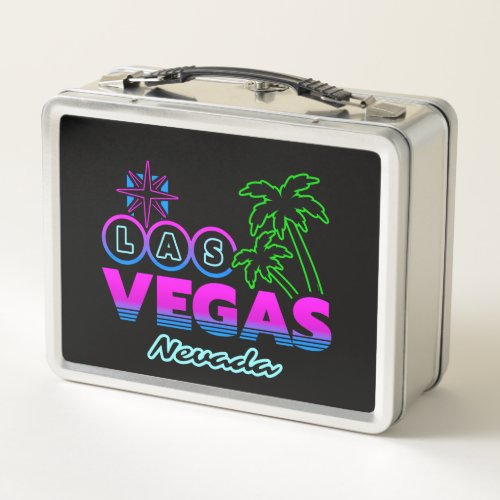 Family Vacation _ Vegas Trip Souvenir _ Las Vegas Metal Lunch Box