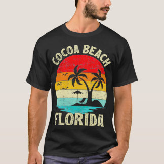 Family Vacation Vintage Retro Florida Cocoa Beach T-Shirt