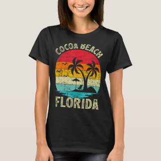 Family Vacation Vintage Retro Florida Cocoa Beach T-Shirt