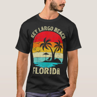 Family Vacation Vintage Retro Florida Key Largo Be T-Shirt