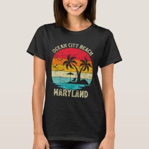 Family Vacation Vintage Retro Maryland Ocean City T-Shirt