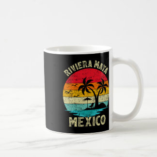 Family Vacation Vintage Retro Mexico Riviera Maya Coffee Mug