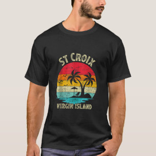 Family Vacation Vintage Retro Virgin Island St Cro T-Shirt