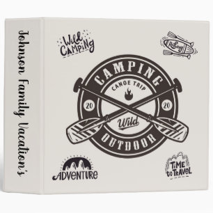 Family Vacations 3 Ring Binder