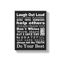 Family Values Wall Art