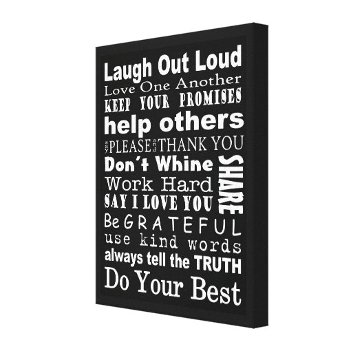 Family Values Wall Art Zazzle