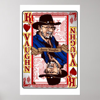 Family Vaughn Reunion Jerry Vaughn Card print