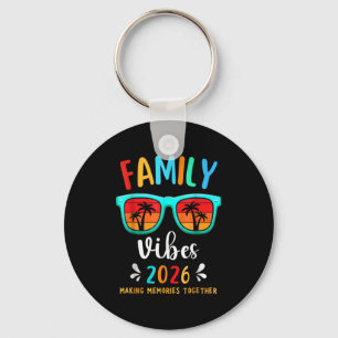 Family Vibes 2026 Family Reunion Vacation Making M Keychain