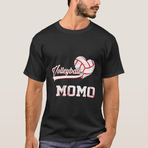 Family Volleyball Player Volleyball Momo T_Shirt