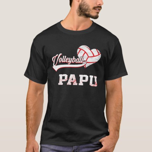 Family Volleyball Player  Volleyball Papu T_Shirt