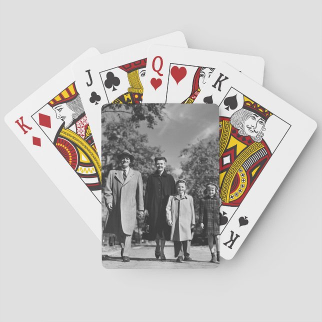 Family Walking Poker Cards (Back)