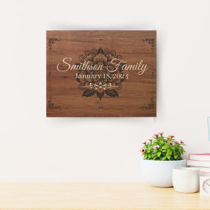 Family Wall Art, Housewarming Gift Wood Wall Art