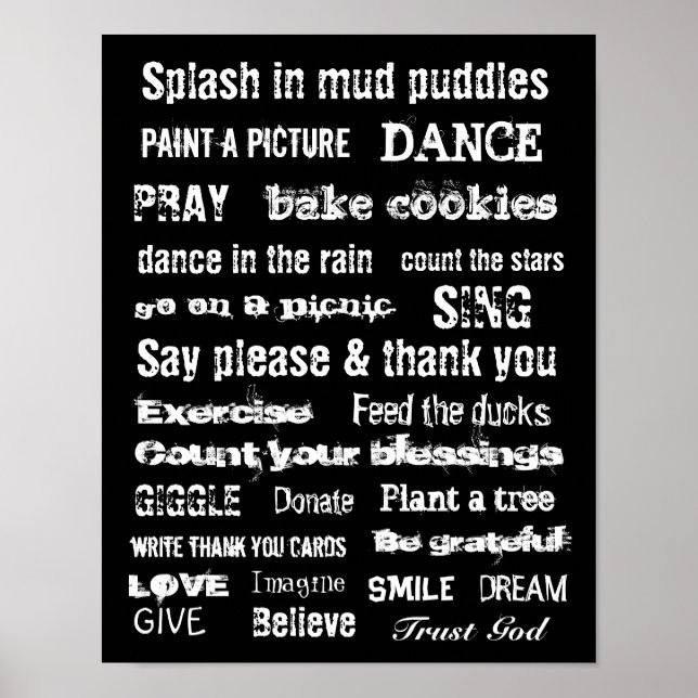 Family wall hanging poster (Front)