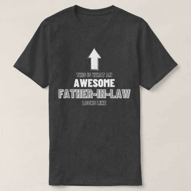 Family Wedding Gift Groom Bride Father In Law 538  T-Shirt (Design Front)