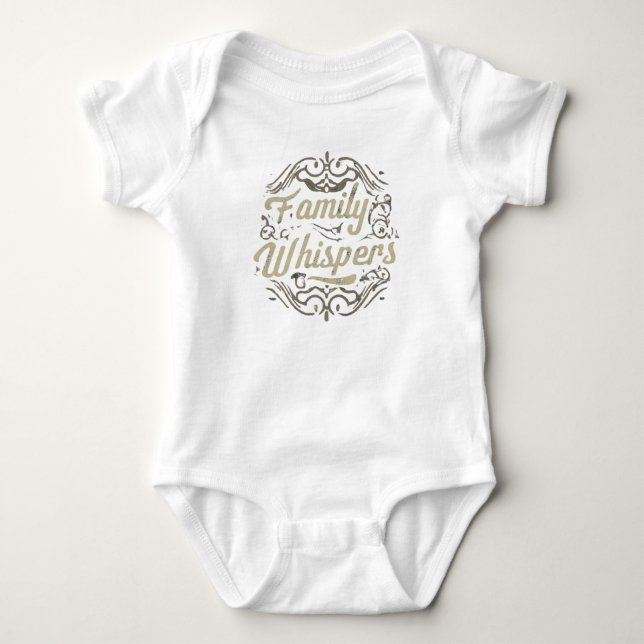 Family Whispers T-Shirt Baby Bodysuit (Front)
