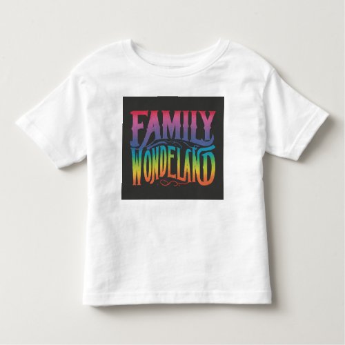 Family Wonderland Toddler T_shirt