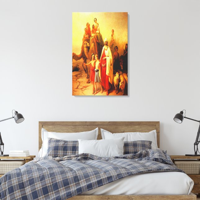 Family Wrapped Canvas Print (Insitu(Bedroom))