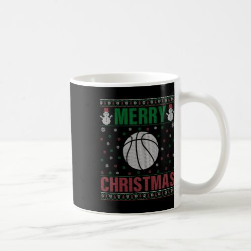 Family Xmas Pajamas Matching Basketball Ugly Chris Coffee Mug