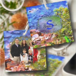 Family Yelapa Scenic Path View 0819 Keychain