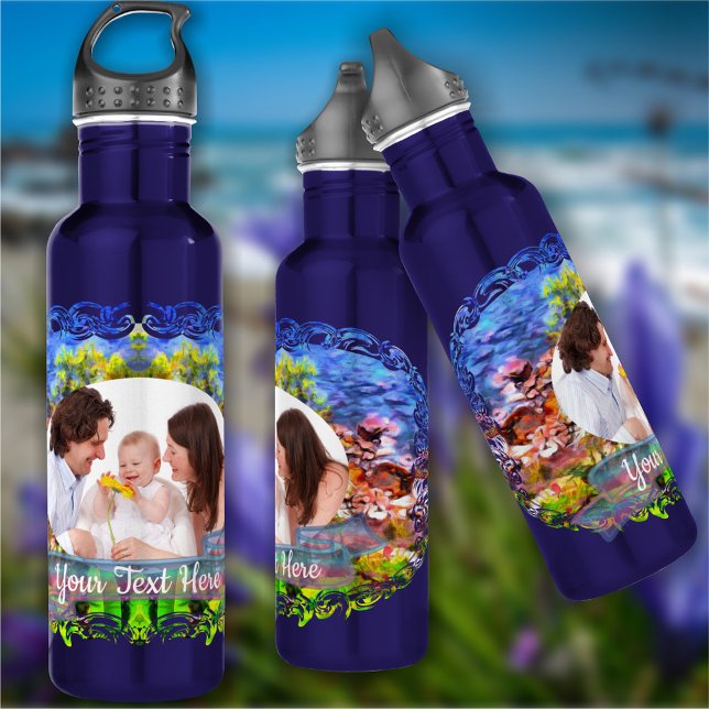 Family Yelapa Scenic Path View 0819 Stainless Steel Water Bottle (Creator Uploaded)
