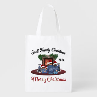 Familyt 2 yound boys grocery bag
