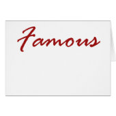 Famous (Front Horizontal)