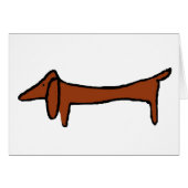 Famous Abstract Dachshund (Front Horizontal)