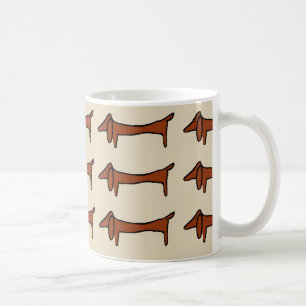 Famous Abstract Dachshund Coffee Mug