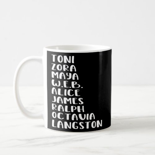 Famous African_American Black Authors Of The 20Th  Coffee Mug