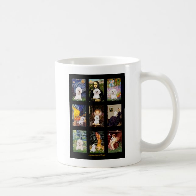 Famous Art Bichon Frise Composite Coffee Mug (Right)
