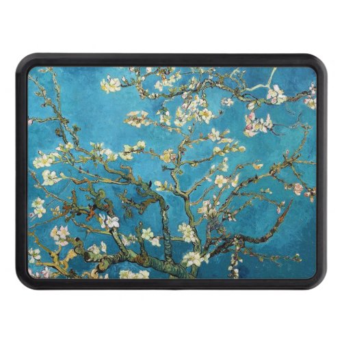 Famous art Blossoming Almond Tree by Van Gogh Tow Hitch Cover