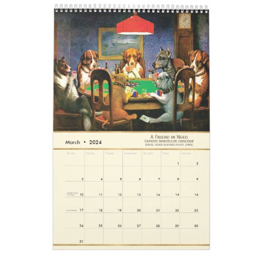 Famous Art Masterpieces Of All Time Calendar Zazzle