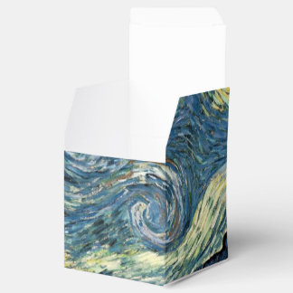 Famous art, Starry Night by Vincent van Gogh. Favor Boxes
