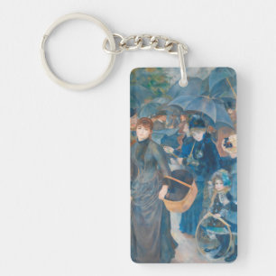 Famous Art The Umbrellas Renoir Keychain