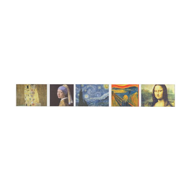 Famous Art Wrap Around Address Label (Individual)