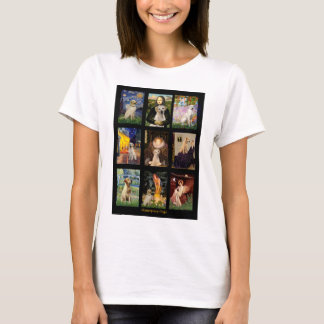 Famous Art Yellow Lab Composite T-Shirt