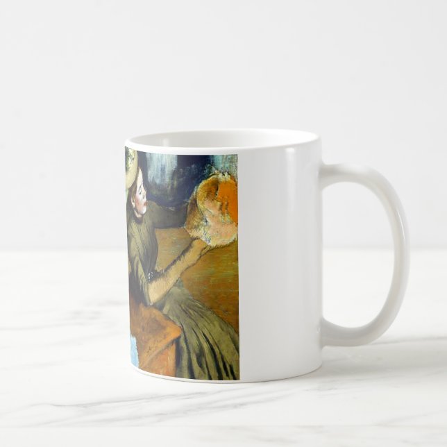 Famous Artists' Cat In Degas' Hat Shop Coffee Mug (Right)