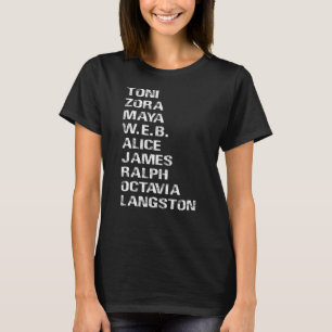 Famous Black Authors of the 20th Century T-Shirt