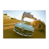 Famous Blue Swallow Motel on Route 66