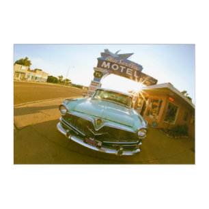 Famous Blue Swallow Motel on Route 66 Acrylic Print