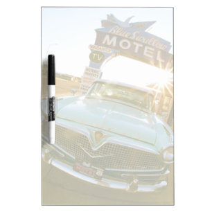 Famous Blue Swallow Motel on Route 66 Dry Erase Board