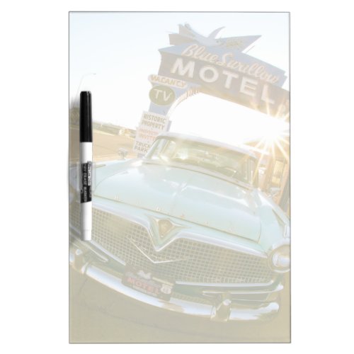 Famous Blue Swallow Motel on Route 66 Dry Erase Board