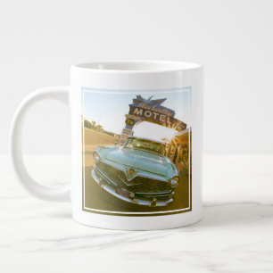 Famous Blue Swallow Motel on Route 66 Giant Coffee Mug
