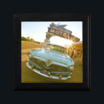 Famous Blue Swallow Motel on Route 66 Gift Box<br><div class="desc">Tucumcari, New Mexico. Famous Blue Swallow Motel on Route 66 with old car parked in front.</div>
