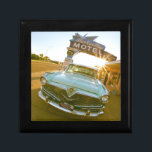 Famous Blue Swallow Motel on Route 66 Gift Box<br><div class="desc">Tucumcari, New Mexico. Famous Blue Swallow Motel on Route 66 with old car parked in front.</div>
